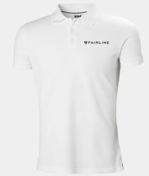 Fairline Mens Crew Polo White L