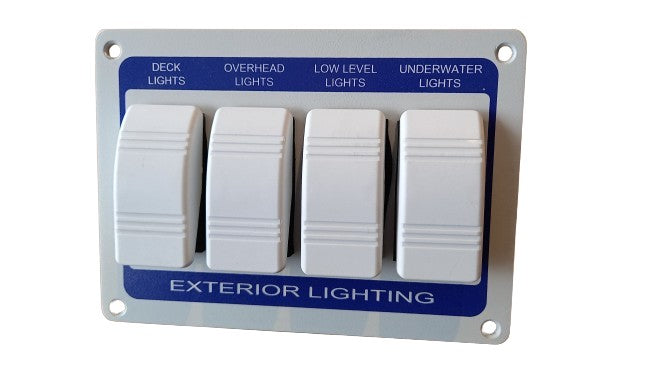 Panel Exterior Light 4 Gang P48,S55Y&S65