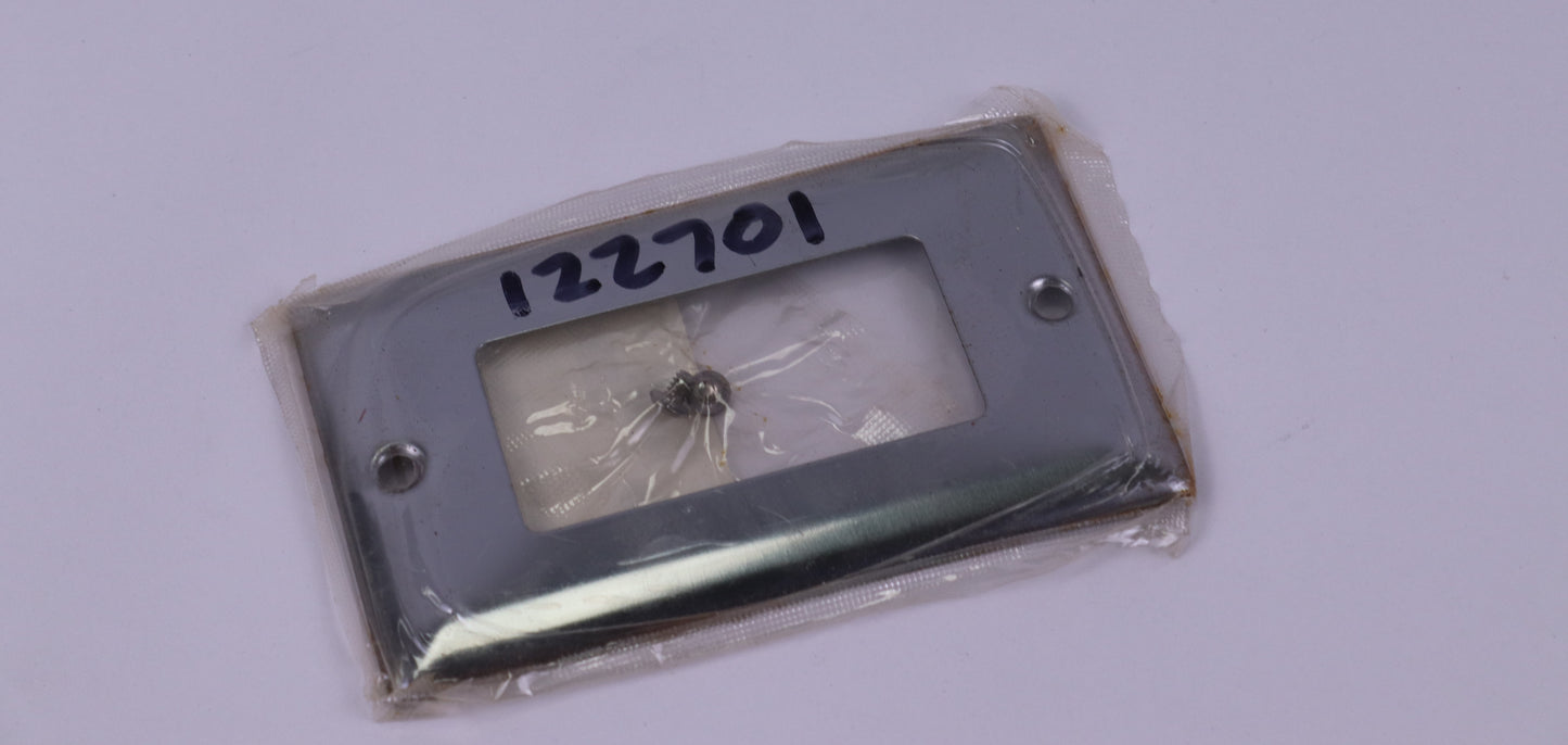 Bezel Hubbell CH26 Smooth Chrome Plate