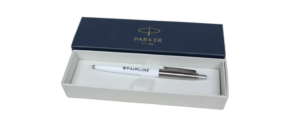 Fairline Parker jotter (White Barrel)