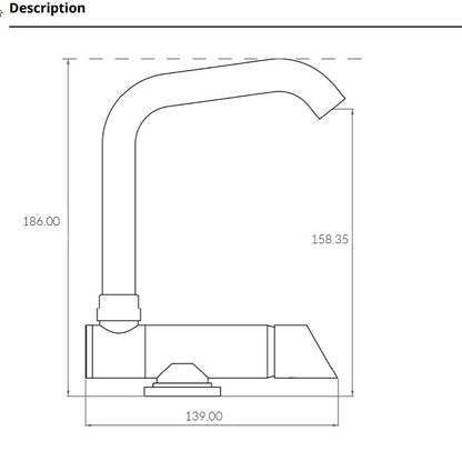 Tap Elka Tip Up Folding