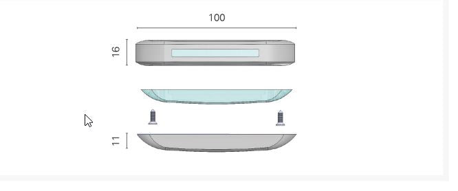 Light Courtesy White LED Andromeda G3