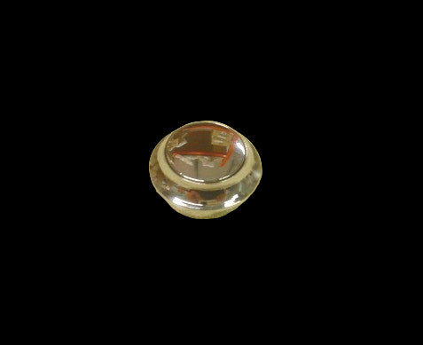 Pushbutton Chrome 13mm c/w Rose