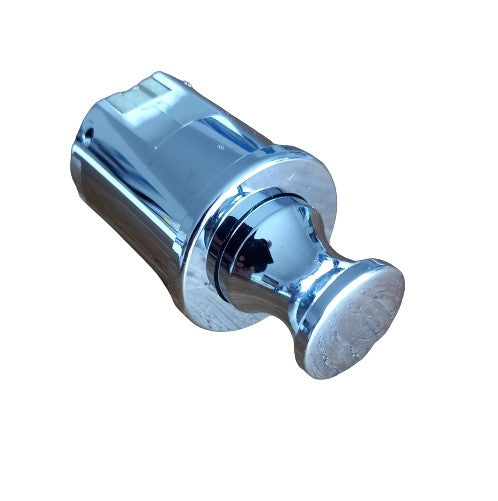 Latch Push Button Chrome Non-Handed