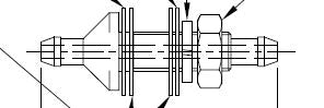 Connector Bulkhead Washer Jet