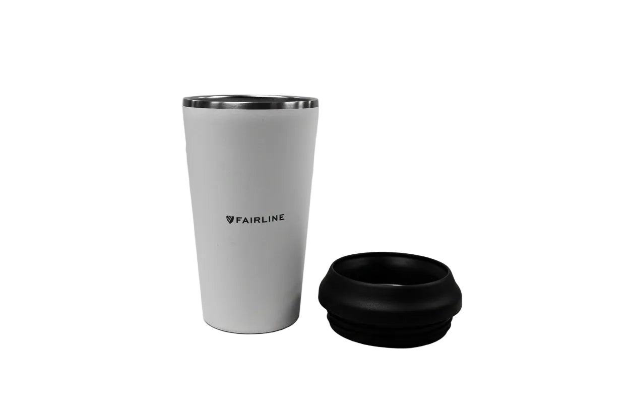 Fairline custom white thermal cup (360ml)