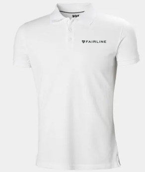 Fairline Mens Crew Polo White M