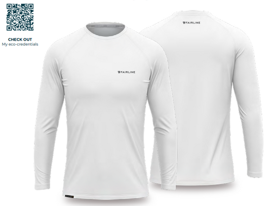 Fairline Rash Vest Long Sleeve White L