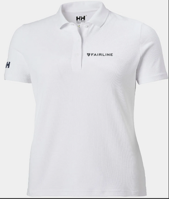 Fairline Women Crew Tech Polo White XL