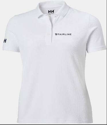 Fairline Women Crew Tech Polo White XS