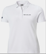 Load image into Gallery viewer, Fairline Women Crew Tech Polo White XS