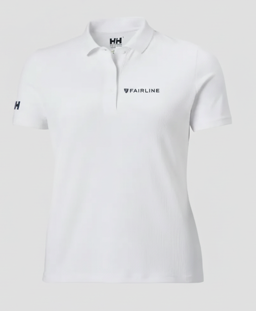 Fairline Women Crew Tech Polo White S