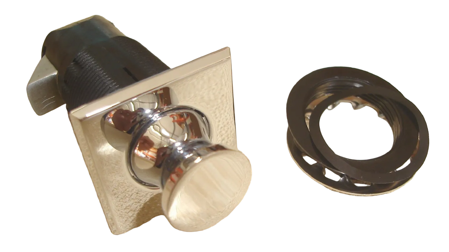 Catch Square Chrome push latch