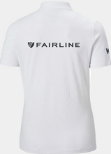 Load image into Gallery viewer, Fairline Women Crew Tech Polo White L