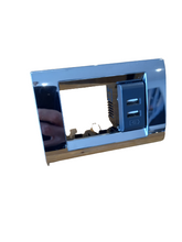 Load image into Gallery viewer, Socket Assy 3 Gang Chrome Domestic &amp; 2.0 USB