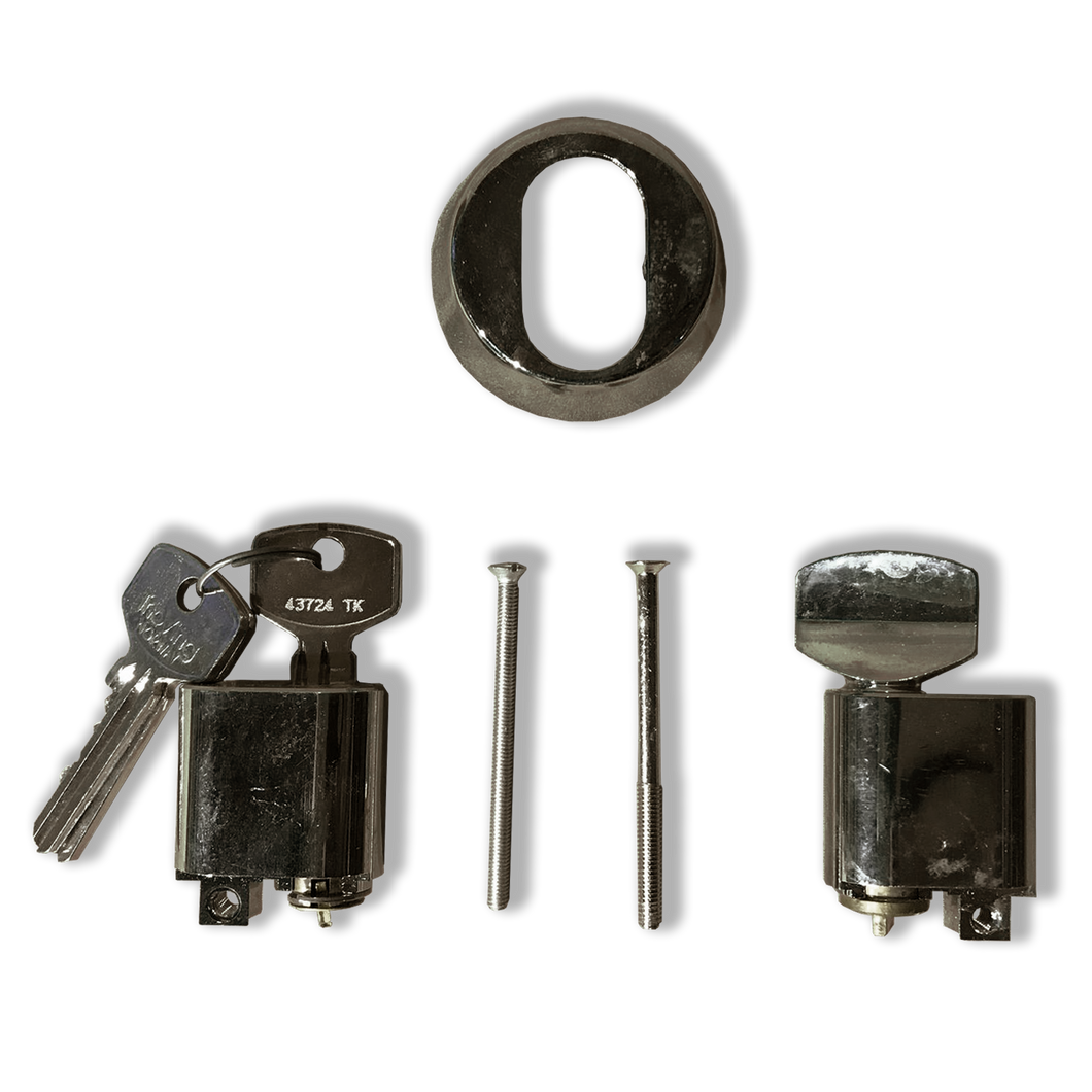 Cylinder and Equipt C/W 3 Keys Patio Doo