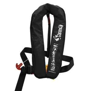 Sigma Inflatable Lifejacket 170N, ISO 12402-3 Black