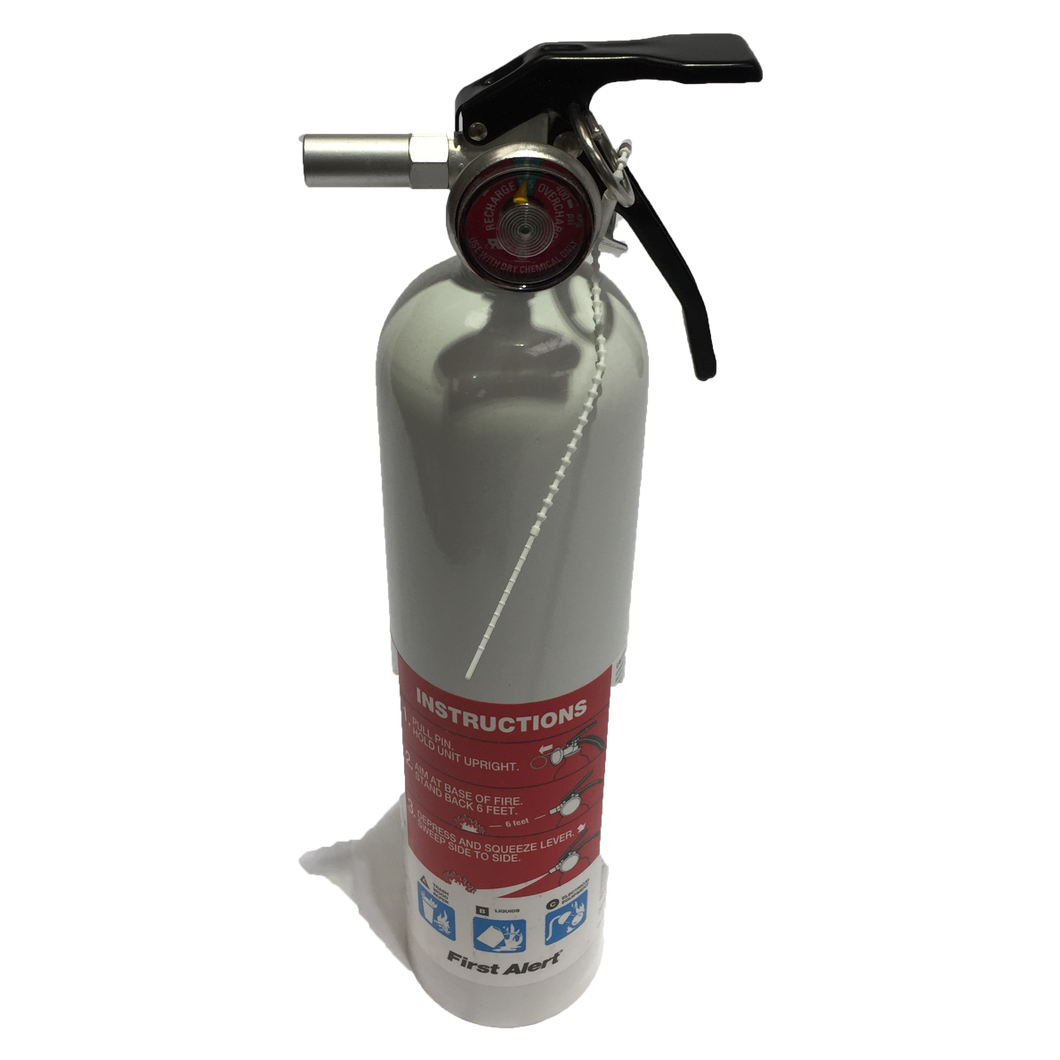 FIRE EXTINGUISHER - PLASTIC HANDLE - Old Stock/Out of service warranty
