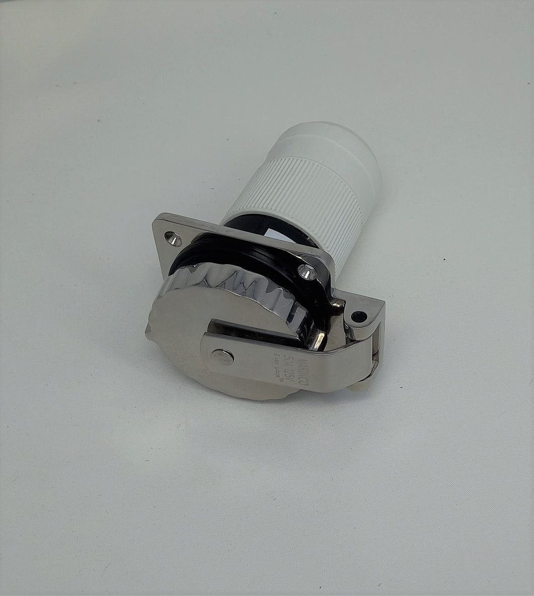 Socket Inlet 32A / 230v Marinco Stainless.Stl