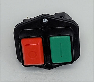 Switch Double Pole Red/Green 230v/50Hz