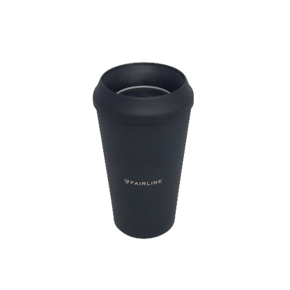 Fairline custom black thermal cup (360ml)