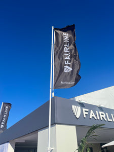 Fairline Flag - Grey 301 x 106cm