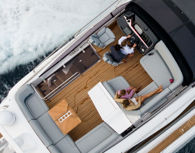 Phantom 65 flybridge teak POA